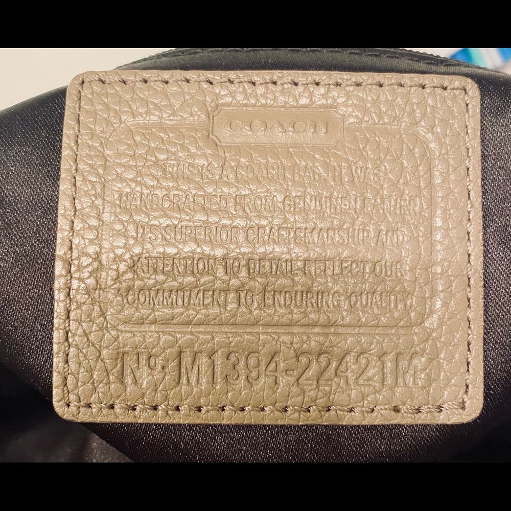 Coach Poppi Medium Brown Handbag- All Leather